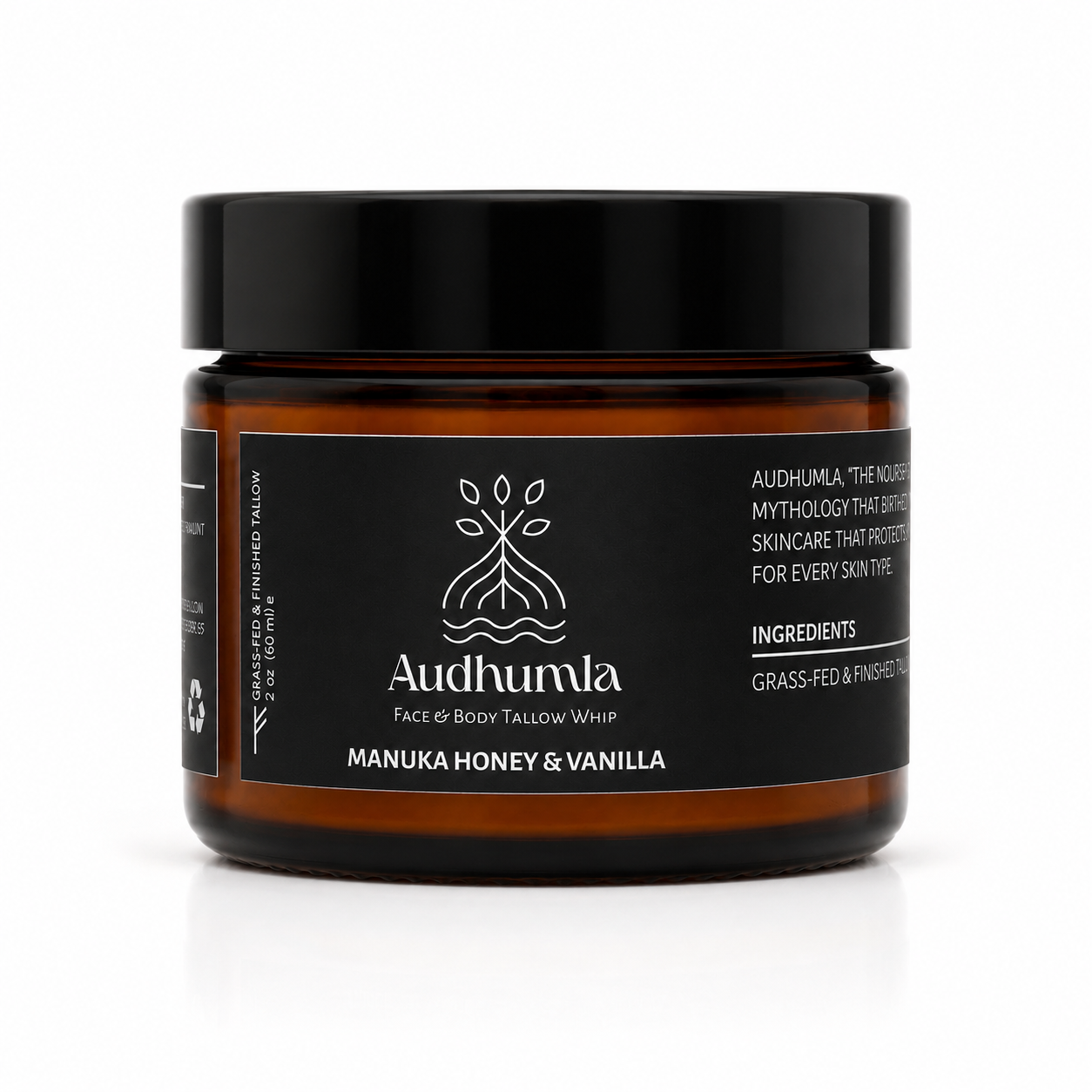 Manuka Honey & Vanilla - Face & Body Tallow Whip 2 oz
