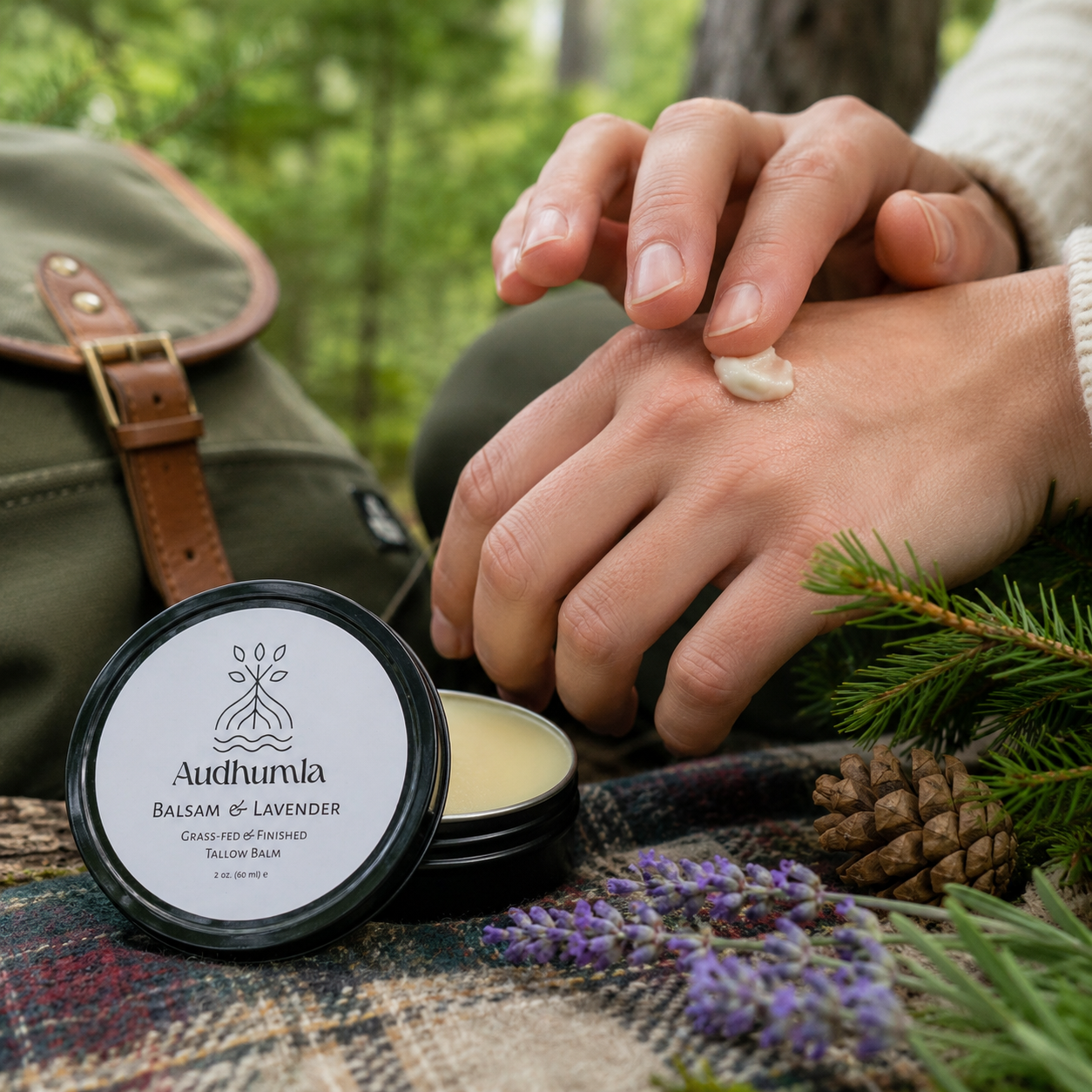 Audhumla balms are a soft texture