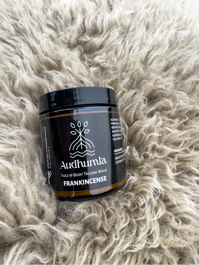 Frankincense - Face & Body Tallow Whip 4 oz