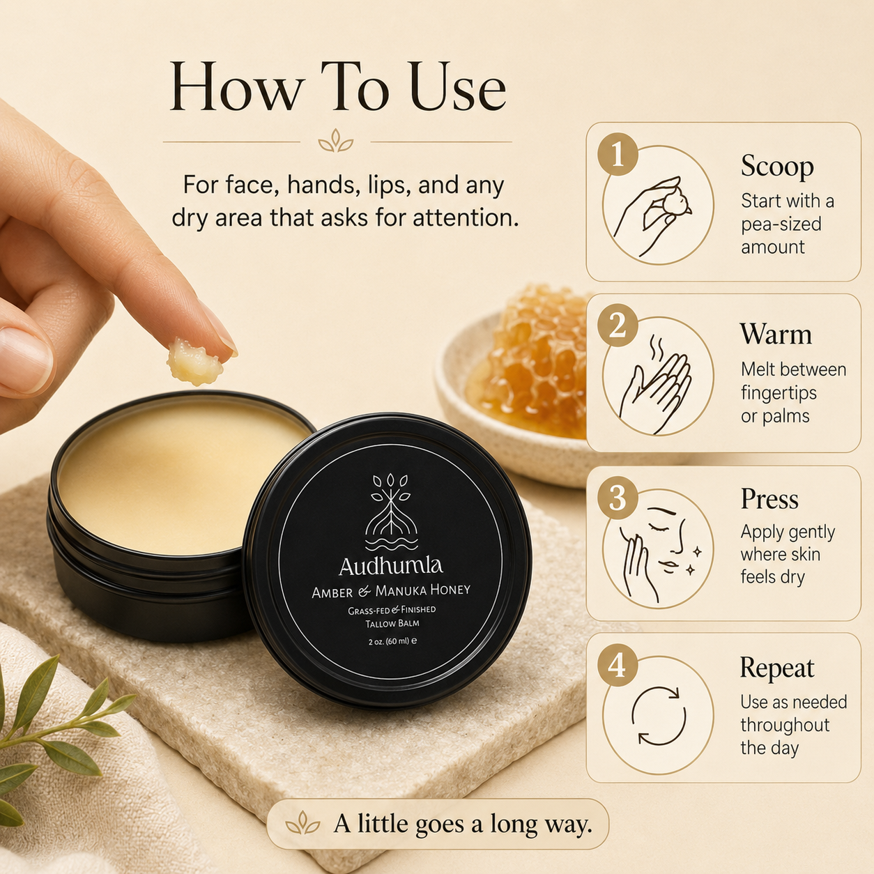 How to use the tallow balm