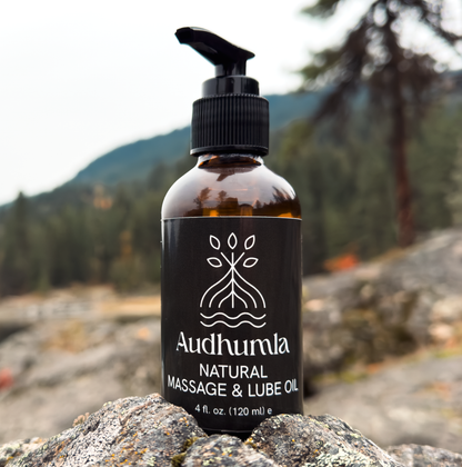 Natural Massage & Lube Oil 4 oz