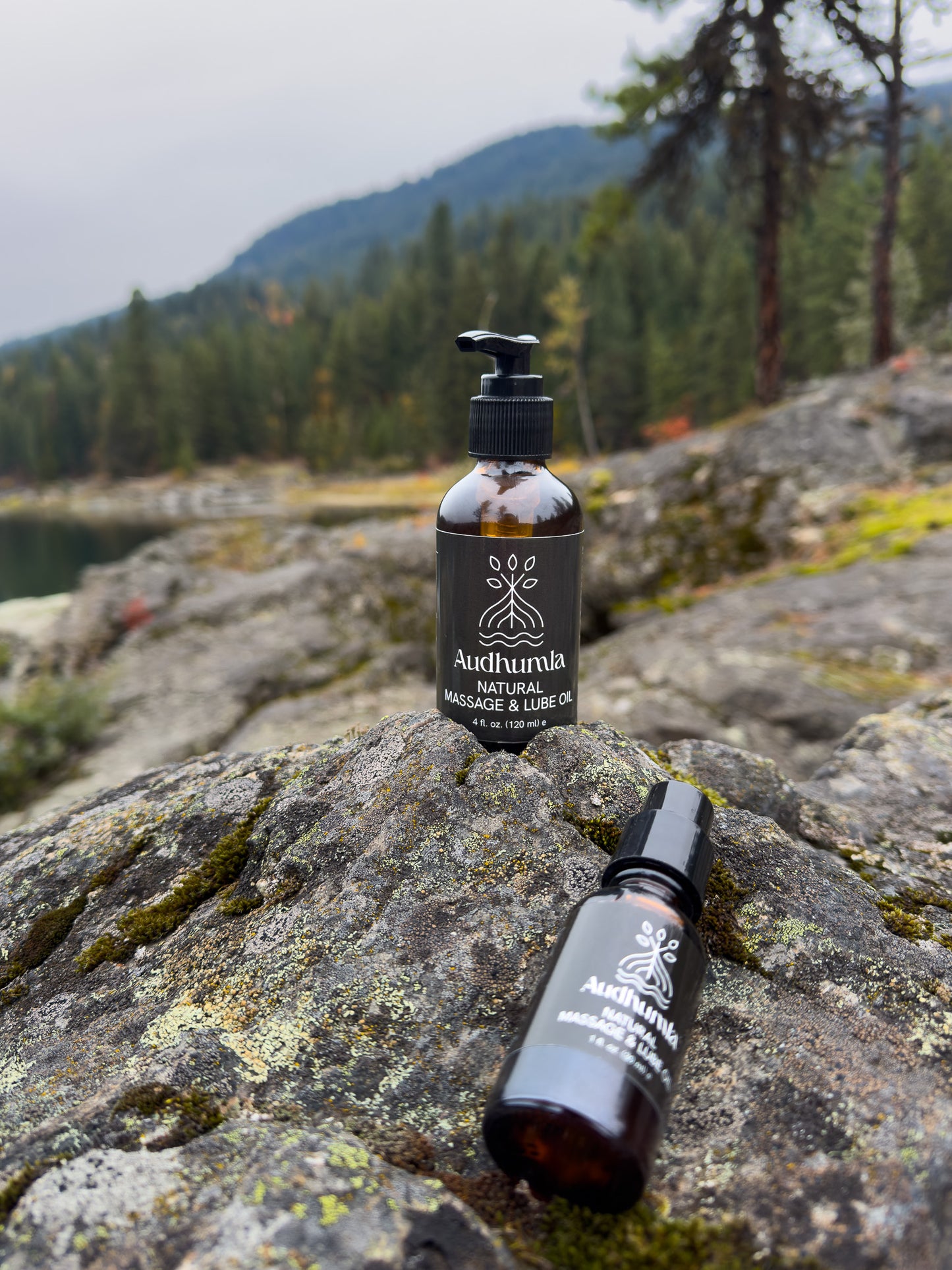 Natural Massage & Lube Oil 4 oz