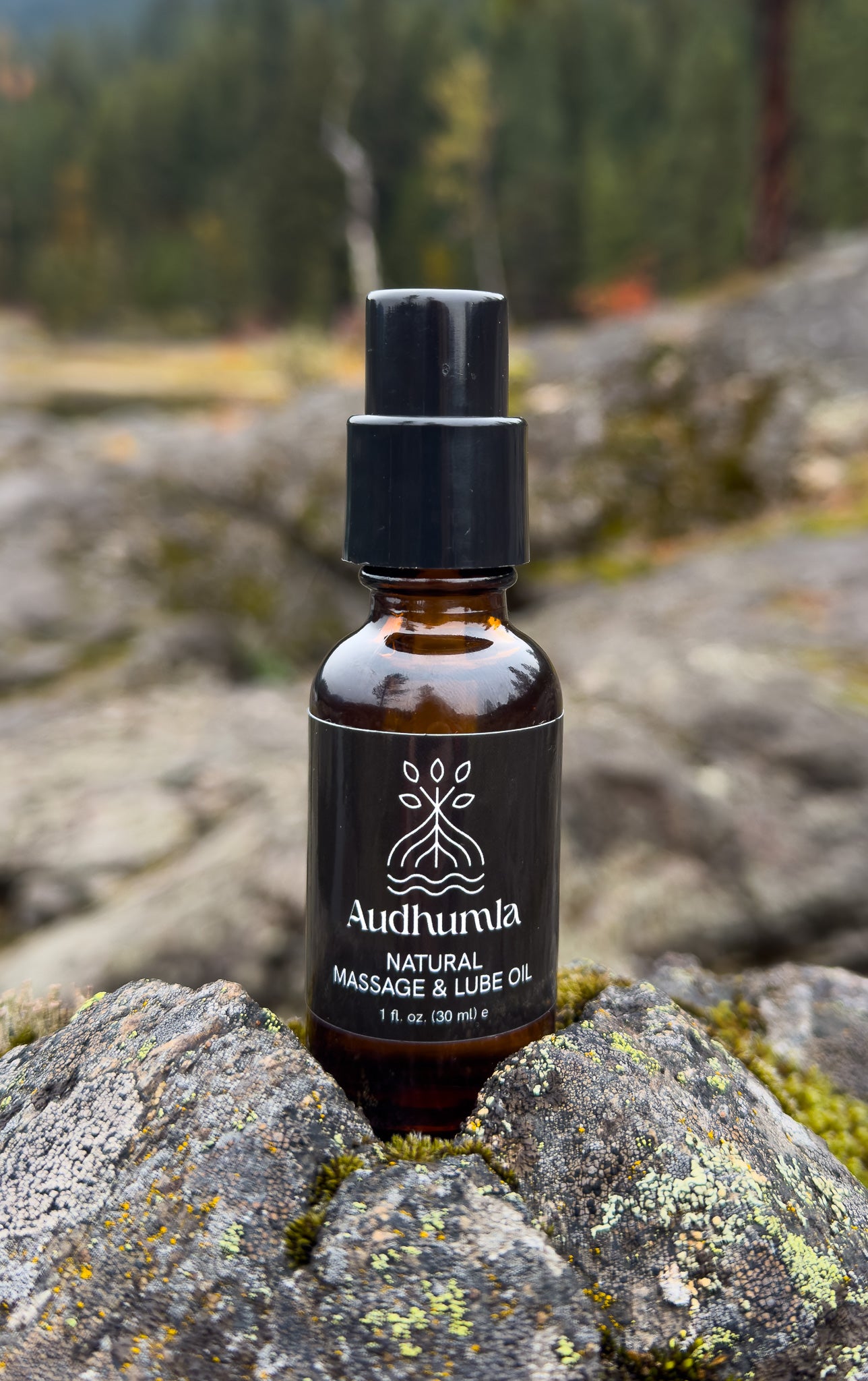 Natural Massage & Lube Oil 1 oz