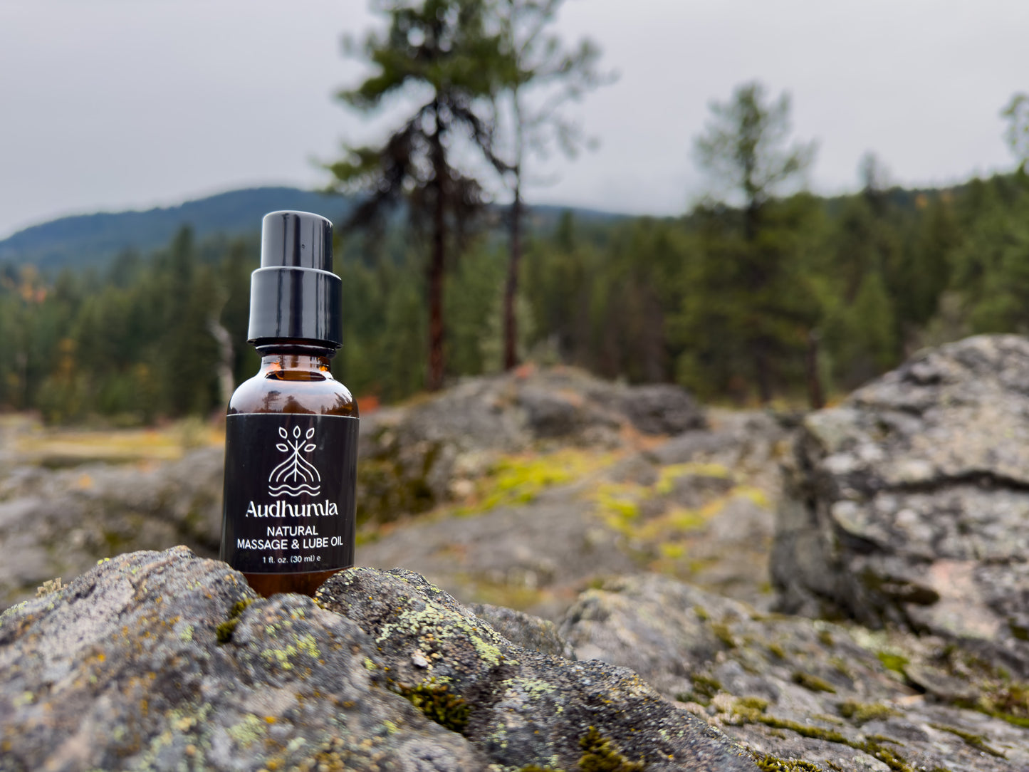 Natural Massage & Lube Oil 1 oz