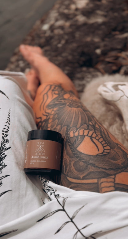 SPF 30 Mineral Sun Cream - Face & Body Tallow Whip 4 oz