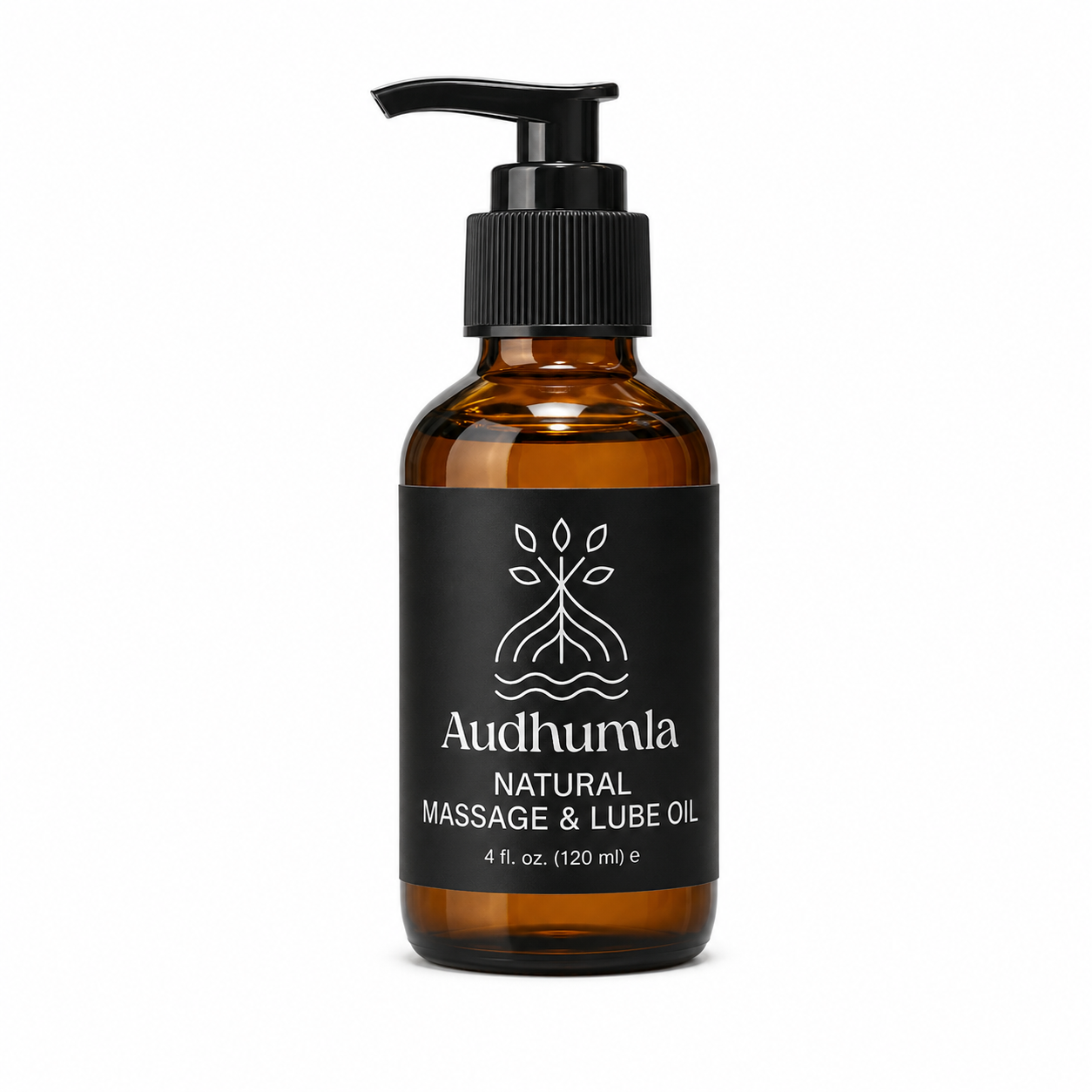 Natural Massage & Lube Oil 4 oz