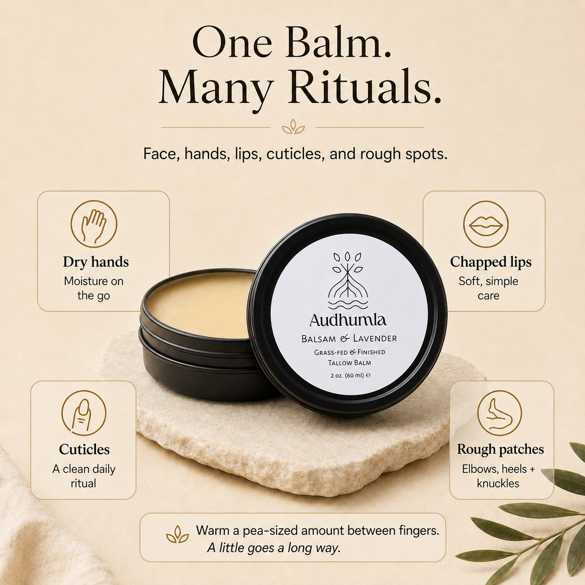 One balm. Many rituals. 