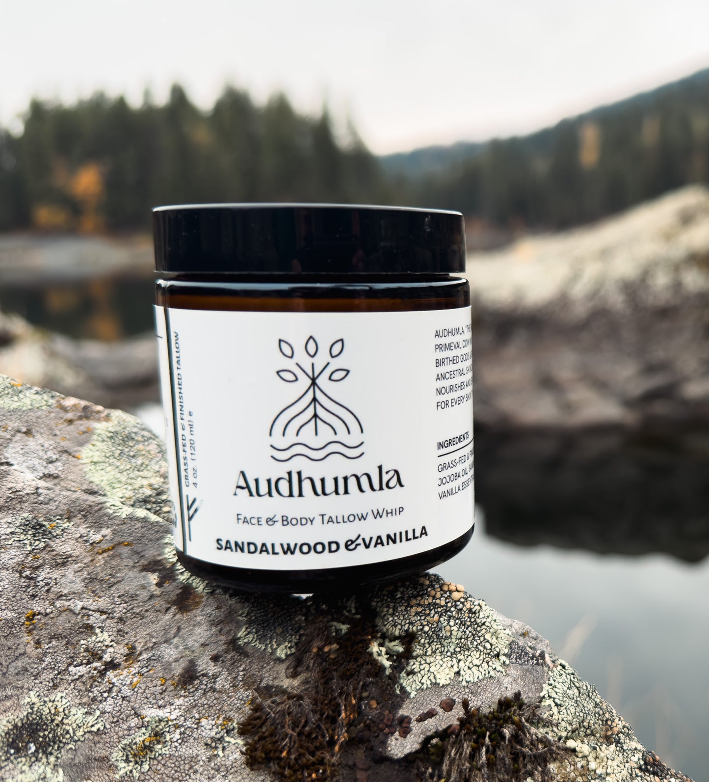 Sandalwood & Vanilla - Face & Body Tallow Whip 4 oz