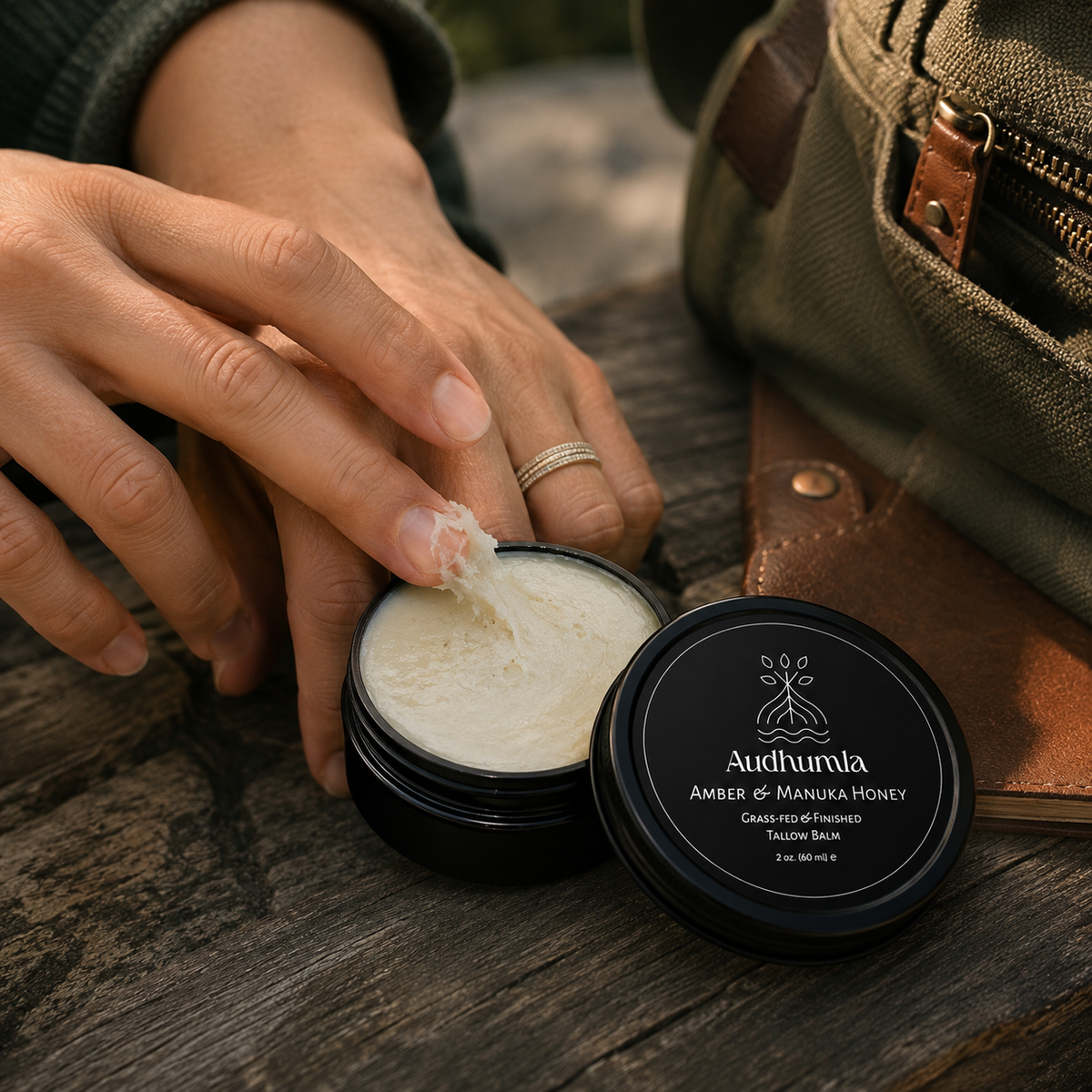 Texture of the balm