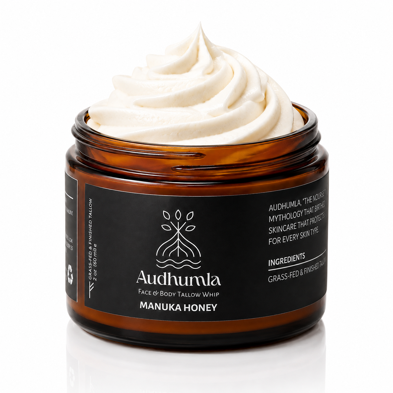 Manuka Honey - Face & Body Tallow Whip 2 oz