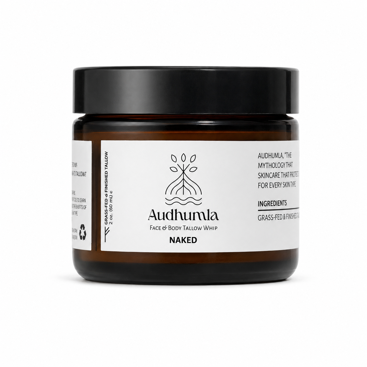 Naked - Face & Body Tallow Whip 2 oz