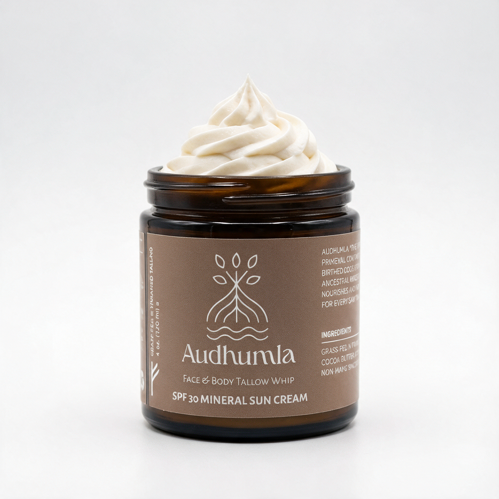 Mineral Sun Cream - Face & Body Tallow Whip 4 oz