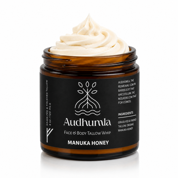 Manuka Honey - Face & Body Tallow Whip 4 oz