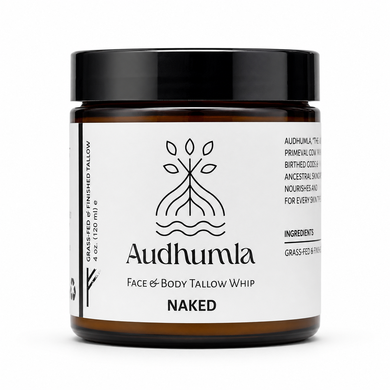 Naked - Face & Body Tallow Whip 4 oz