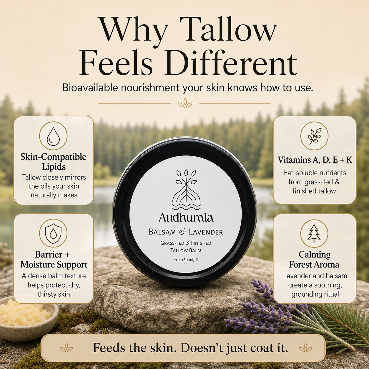 Why our tallow balms feel so different