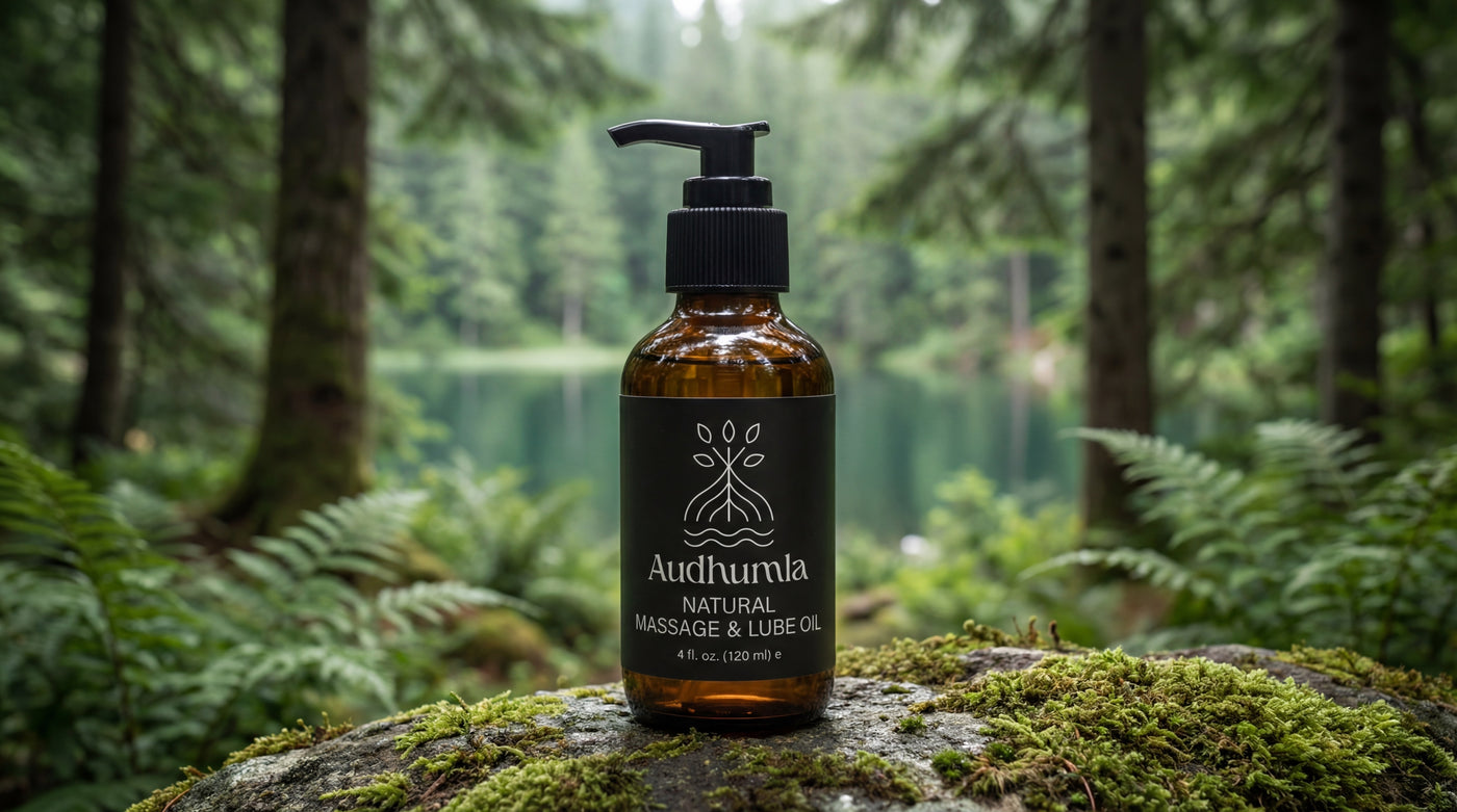 Natural Massage & Lube Oil 4 oz