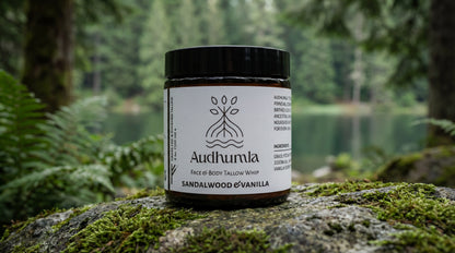 Sandalwood & Vanilla - Face & Body Tallow Whip 4 oz